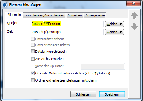 Die Desktops aller lokalen Benutzer zu sichern, ist mit Langmeier Backup ganz einfach. Wir erklären, wie dieses Daten-Backup in nur wenigen Schritten gemacht werden kann.