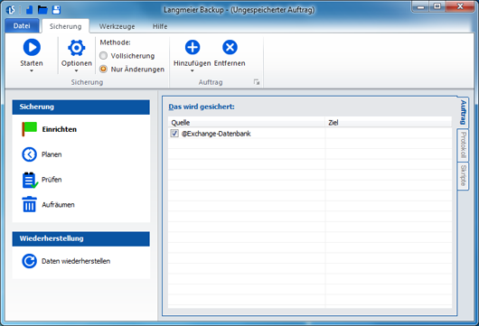 Резервное копирование почтовых ящиков, календарей и контактов сервера Exchange также возможно с помощью Langmeier Backup. Здесь ты можешь узнать, как действовать дальше.