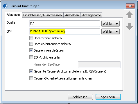 When using Langmeier Backup to back up data to the network, you need to make sure that the correct settings have been made. We show you four points to consider.