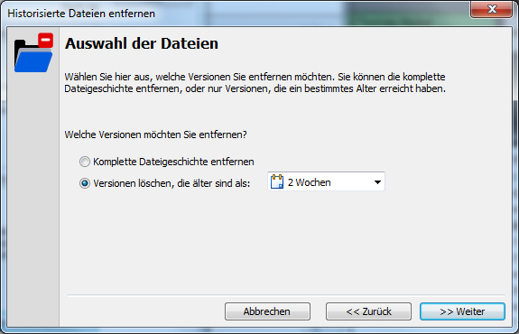 Here we describe for you how the Langmeier Backup program backs up data in a historicized or versioned manner. This gives you access to earlier versions of files that are important to you.