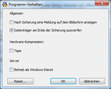 Wenn ein externer Datenträger am Ende der Datensicherung nicht ausgeworfen werden kann, ist häufig das