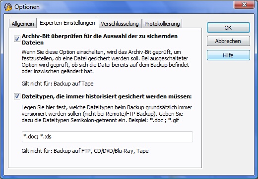 Qui ti descriviamo come fare il backup dei dati storici o delle versioni con il programma Langmeier Backup. Questo ti dà accesso alle versioni precedenti dei file che sono importanti per te.